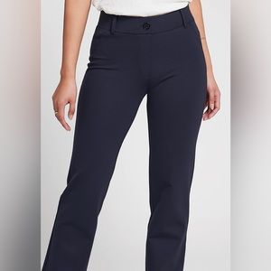 NWOT Betabrand Classic Dress Navy Pant Yoga Pant | Straight - Size Small Long